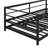 Metal Daybed With LED And Adjustable Trundle-416907096