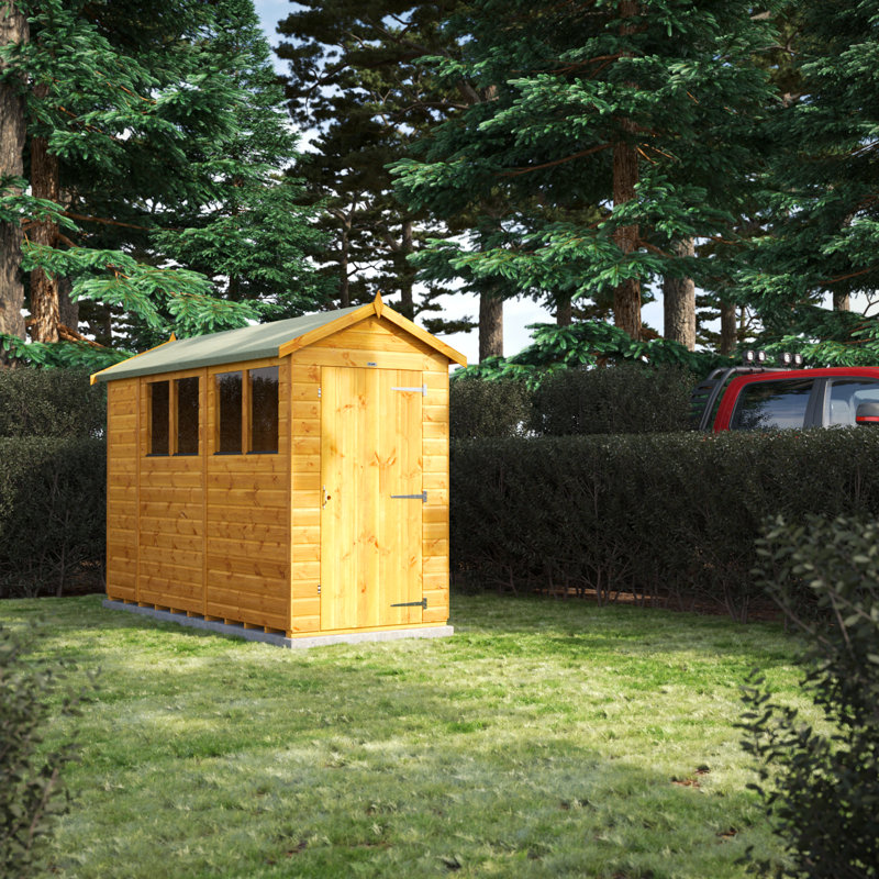 Powersheds 10 x 4ft Timber Tongue & Groove Garden Shed