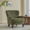 Fauteuil club rembourré Fleckenstein Boucle