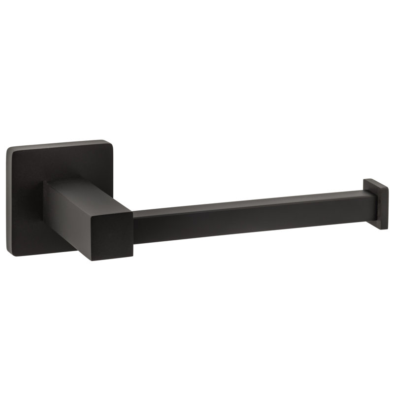 Porte-papier simple en laiton massif Vlora, Dos plat