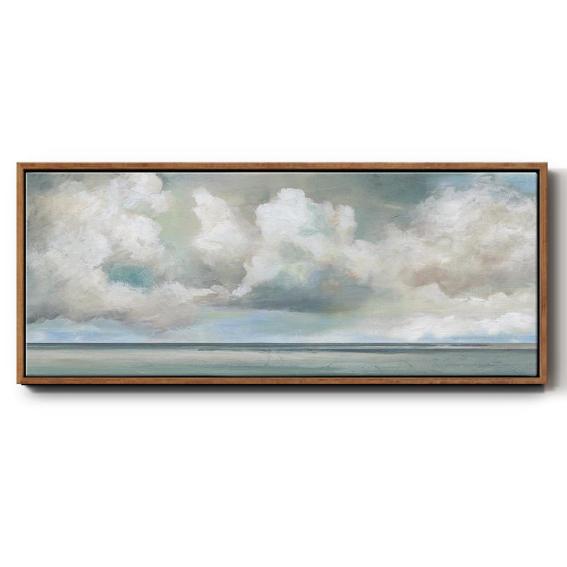 «Cloudscape Vista I», reproduction sur toile, Noyer, H 24 po x l 60 po x P 1,5 po
