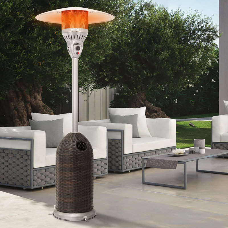 hanover umbrella patio heater - Steel heater, 7" tall, propane, 48,000 BTU with Cover 000 BTUs of heat for your family and friends within a 26.5 Hanover 7-Ft. 41,000 BTU Steel