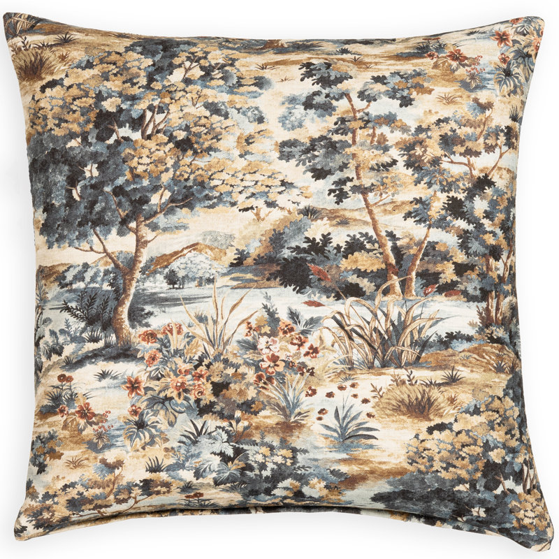Coussin Allegheny, Lagon, Bourre en polyester, 30" x 30"