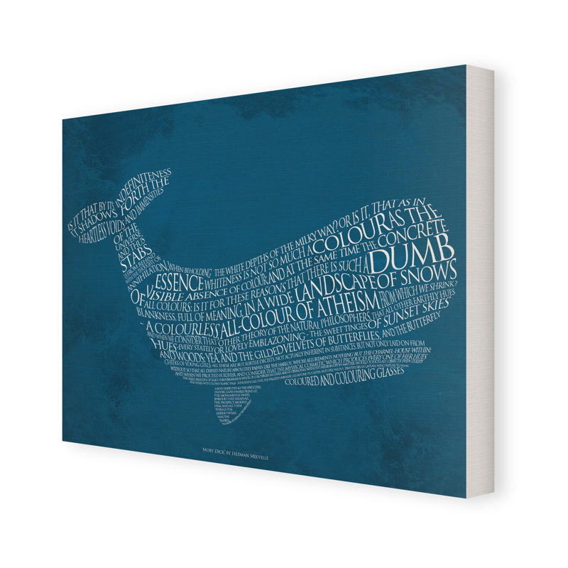 Boone Herman Melville - Wrapped Canvas Print, 80 cm H x 60 cm W x 5 cm D