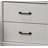 Elara 22"W White 2-Drawer Nightstand Bedside Table with USB charging  Ports-1829557673