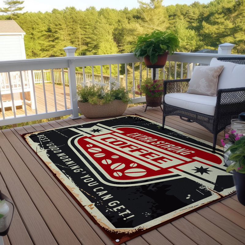 Tapis intérieur / extérieur Conness avec envers antidérapant, Rectangle de 10 pi x 14 pi