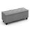 Grimstad Upholstered Fabric Storage Ottoman, Storage Bench with Button-Tufted