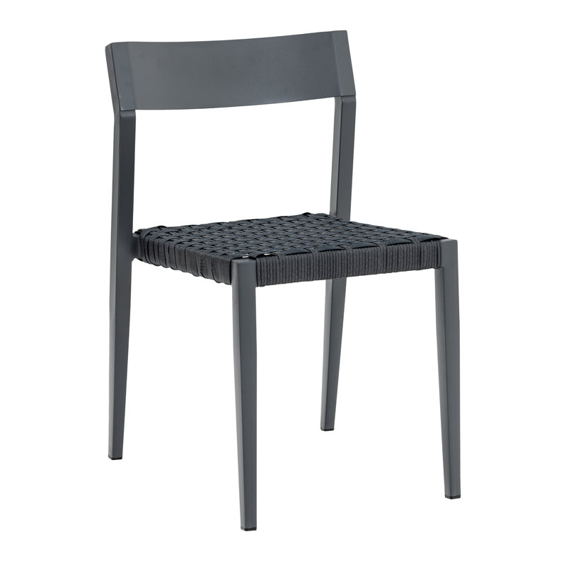 PAT Wicker Premium All-Weather Wicker Outdoor Stacking Dining Side Chair