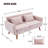 Jadier 66" Upholstered Loveseat Square Sofa-1237332771-1230110786