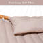 Hamac double en tissu matelassé Croyle-1750488312