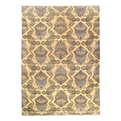 Fine Hand knotted Ikat rug 8'11'' X 12'2''