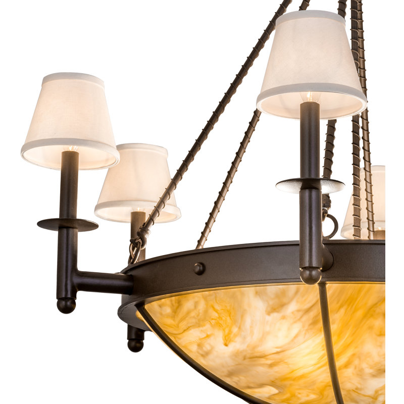 4 - Light Dimmable Geometric Chandelier