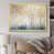 Gold Single Picture Framed