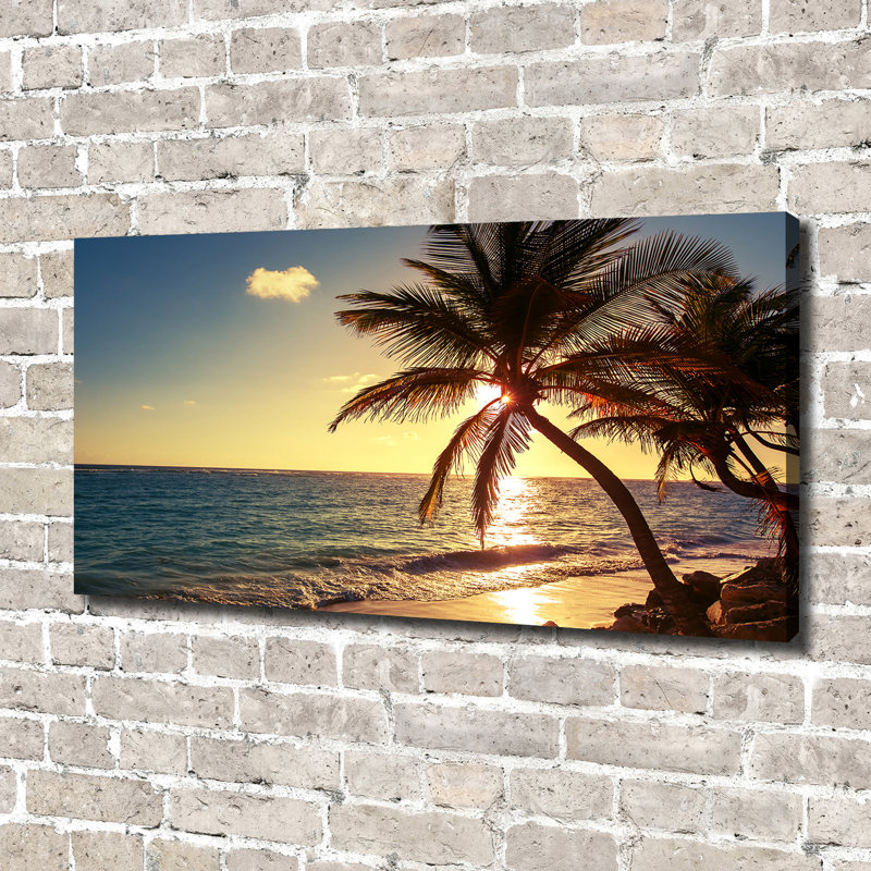 Tropical Beach - Wrapped Canvas Print