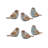 Winston Porter Damire 6 Piece Resin Bird Set