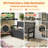 70 Gallon Durable Resin Outdoor Bench Storage And Organization Deck Box-125591486