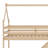 Twin Over Twin House Loft Or Bunk Bed With Slide-1557132487