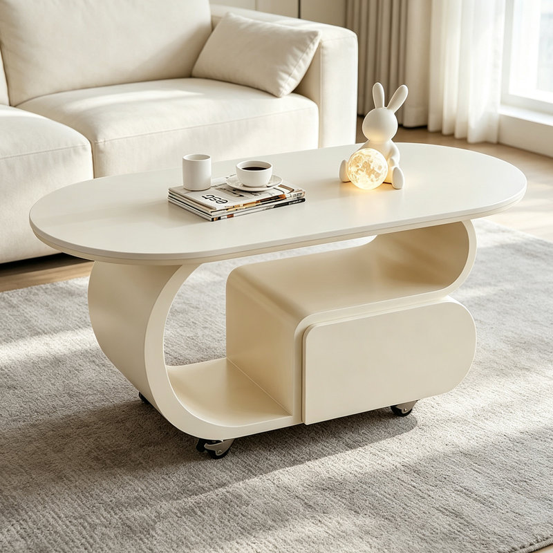 Holub, H 19,68 po x l 39,37 po x P 19,68 po, Blanc/Crème