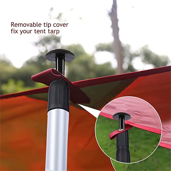 REDCAMP Aluminum Adjustable Camping Tent Tarp Poles & Reviews | Wayfair