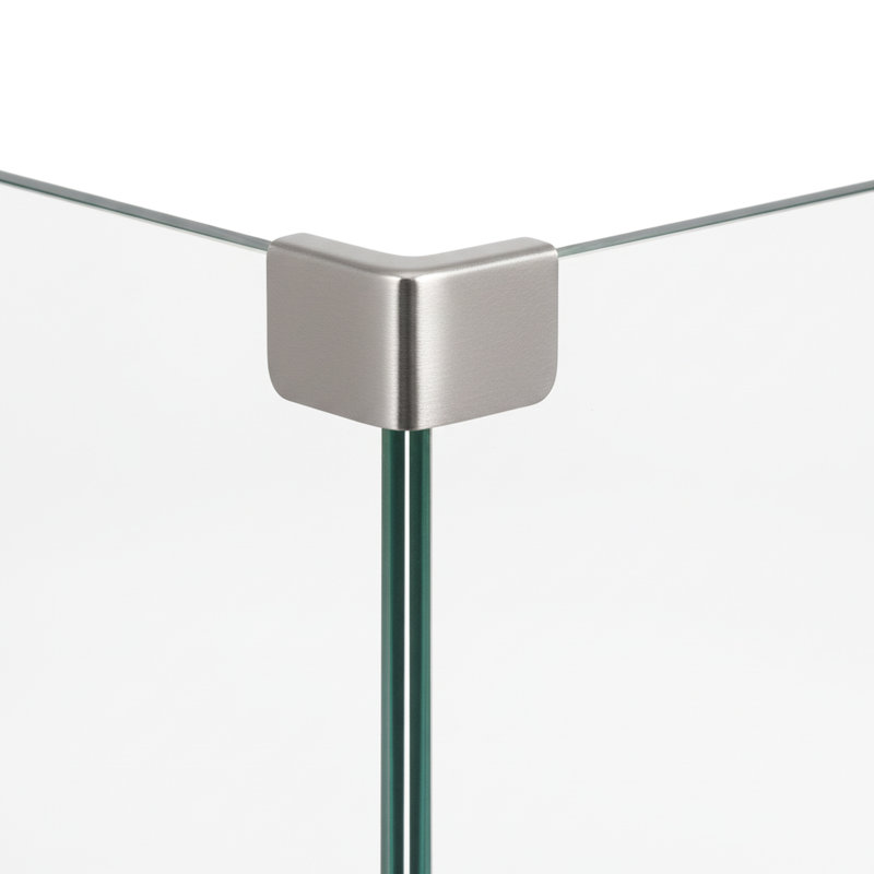 Verre carré de 30 po convenant aux brûleurs de foyer, formation tempérée, protection contre le vent, fonctionnement constant de la flamme, conception transparente d'inspiration moderne pour décorer n'importe quel espace, configuration