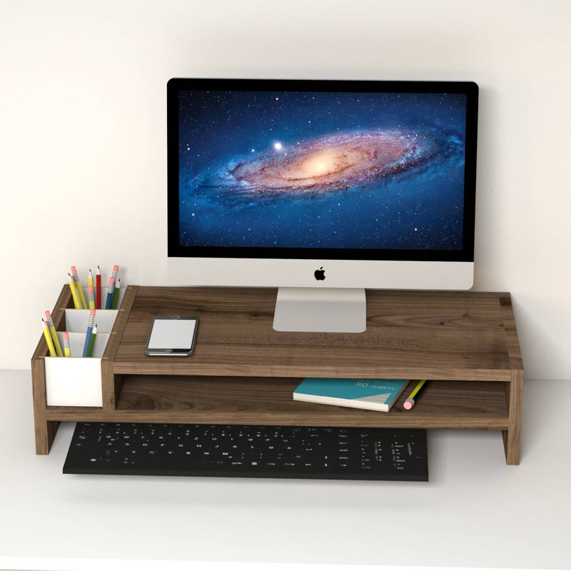 Alysse Wood Monitor Stand