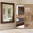 Solid Pine Wood Rectangular Wall Mirror