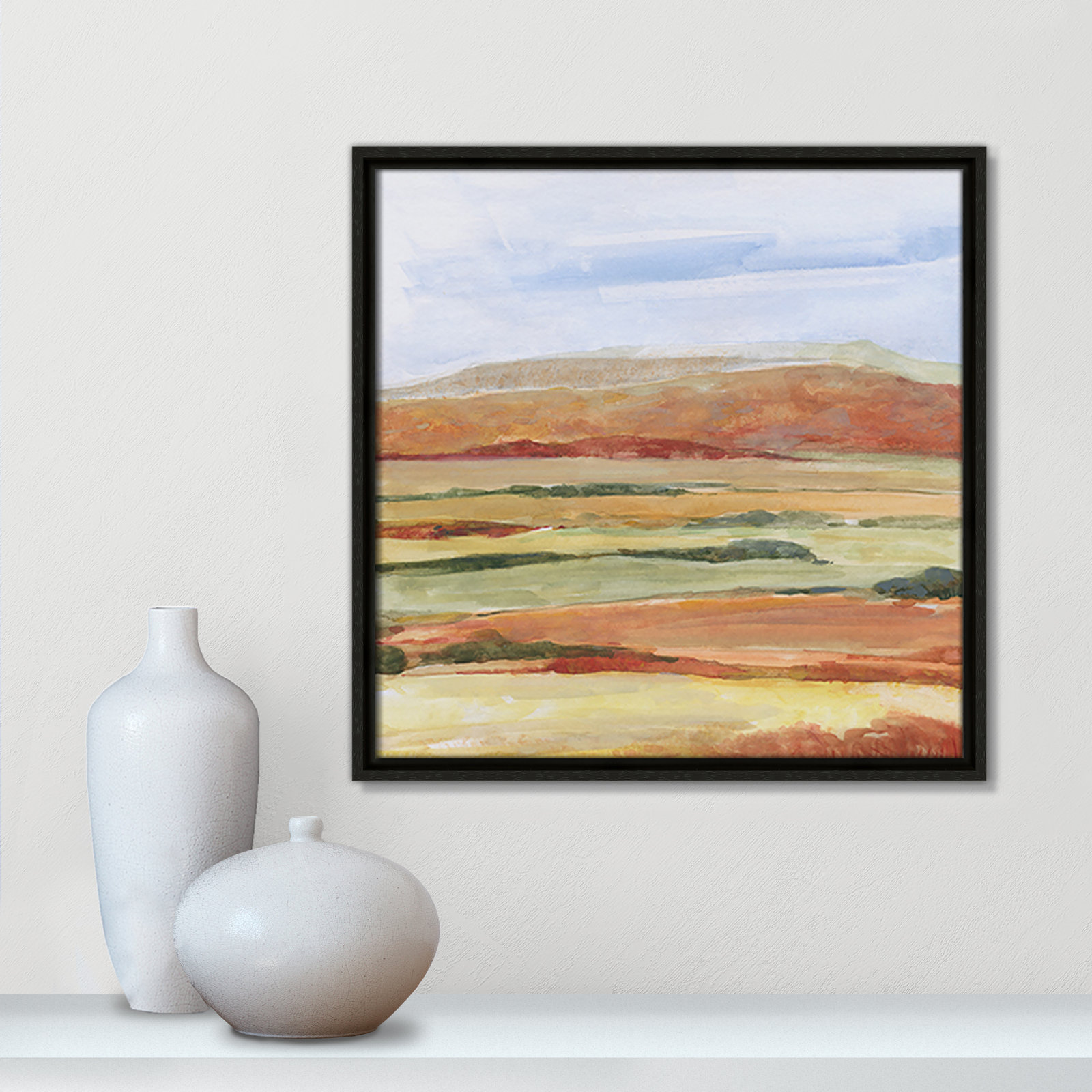 Sedona Magic Print by Sally Swatland, Espresso, 17.5" H x 17.5" W x 2" D