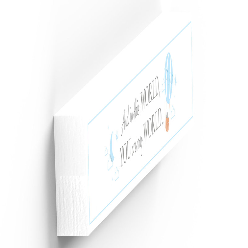 Arjun Text & Numbers Letter Block, White/Blue