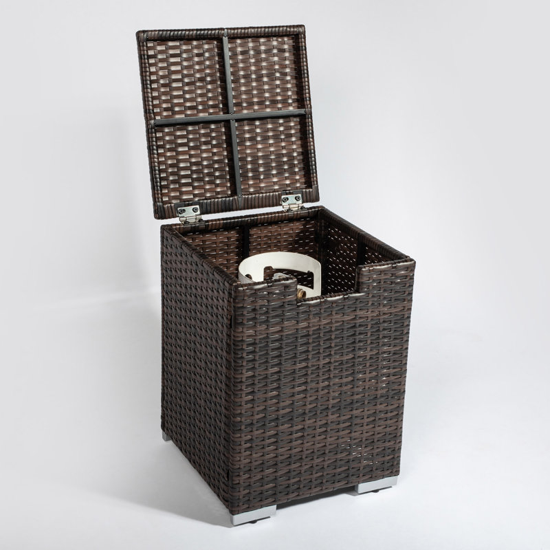Wicker Propane Fire Pit