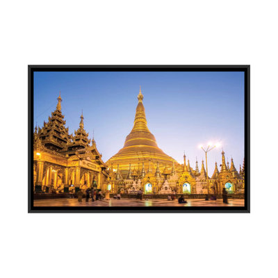 « golden shwedagon pagode, birmanie » par matteo colombo, impression sur toile