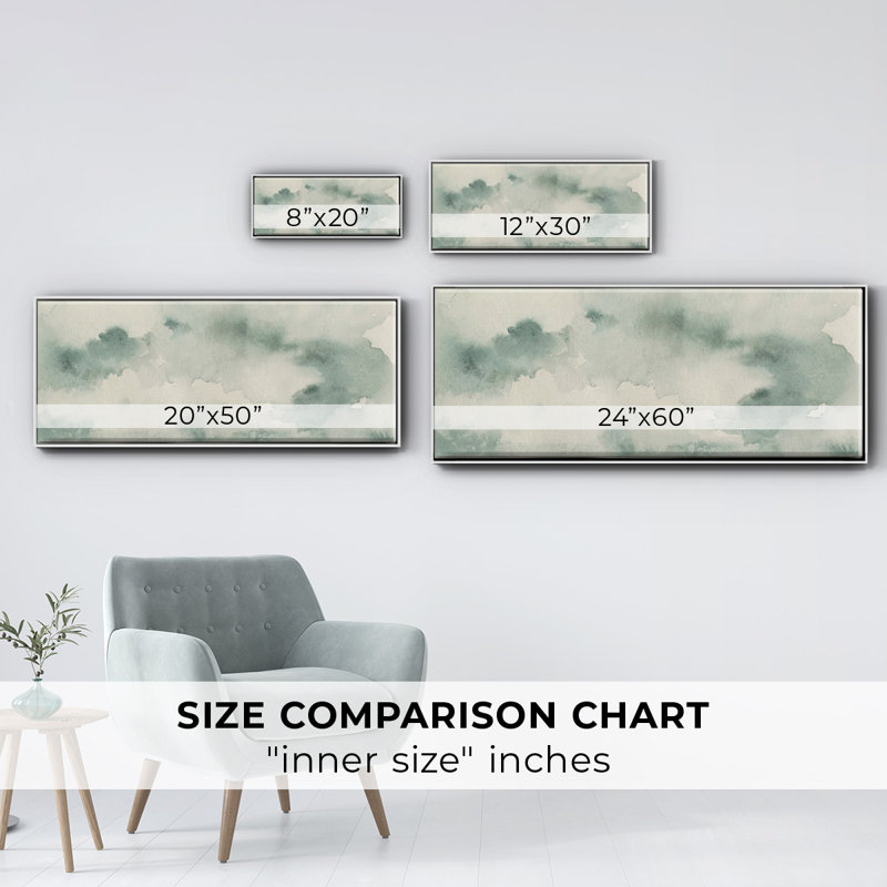Ocean Impression III- Framed Canvas