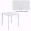 Table de salle à manger en bois carrée, table de cuisine pour petit espace, table de comptoir pour 4 personnes-1024608162