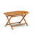 7 Piece Patio Bistro Dining Furniture Set Consist of an Oval Outdoor Acacia Wood Table and 6 Folding Adjustable Arm Chairs, 36x60 Inch, Natural Oil-288862659