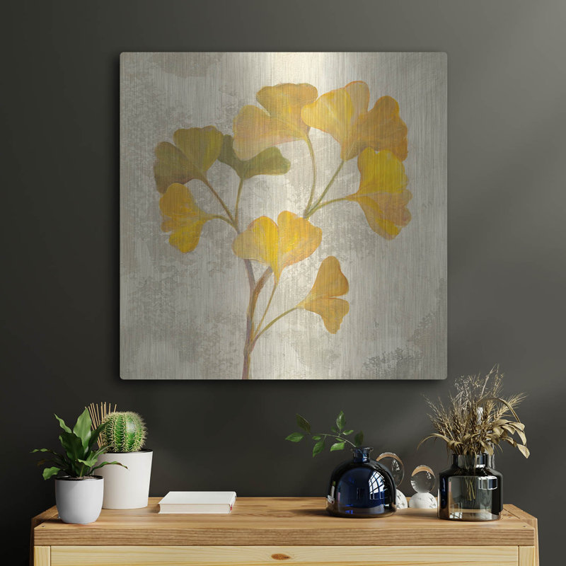 "Les feuilles de novembre III" par Silvia Vassileva, H 24 po x l 24 po