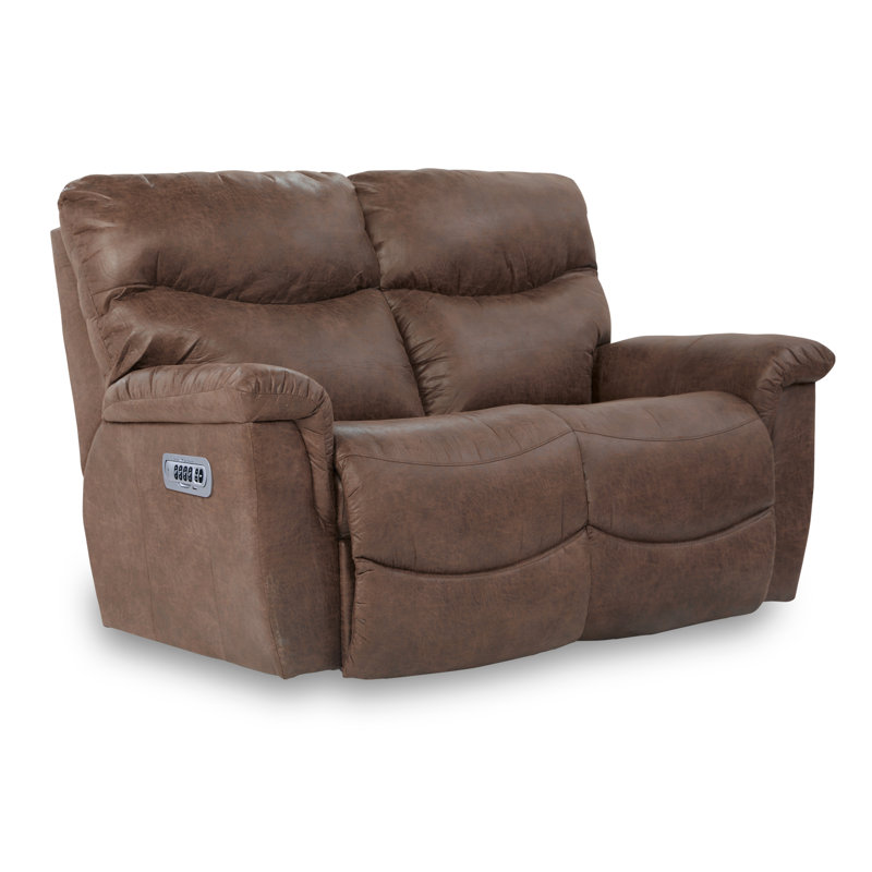 James Power Reclining Loveseat with Power Headrest and Lumbar