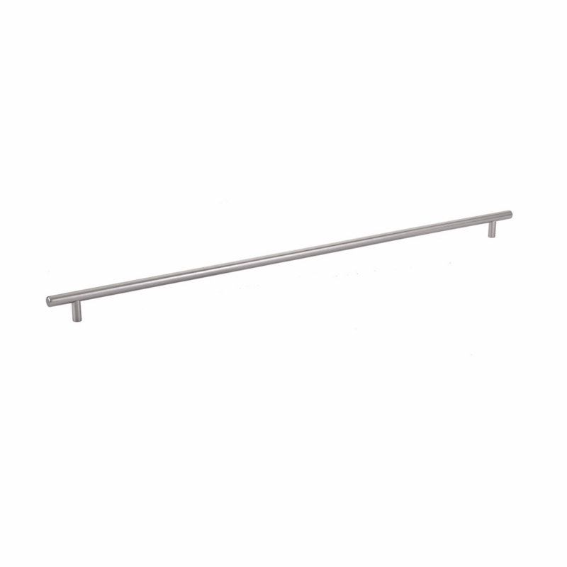 Emtek Bar Cabinet Pull 24" Center-to-Center, Satin Nickel, 24"