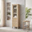 Armoire à linge autoportante en chêne naturel 20 po Cerrito-132847884