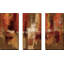 Castagnettes - ensemble de 3 reproductions d'art sur toile tendue-1319766370