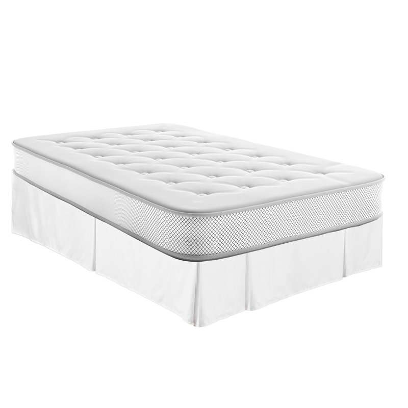 Bedskirt 5 Bed Skirt, King, White