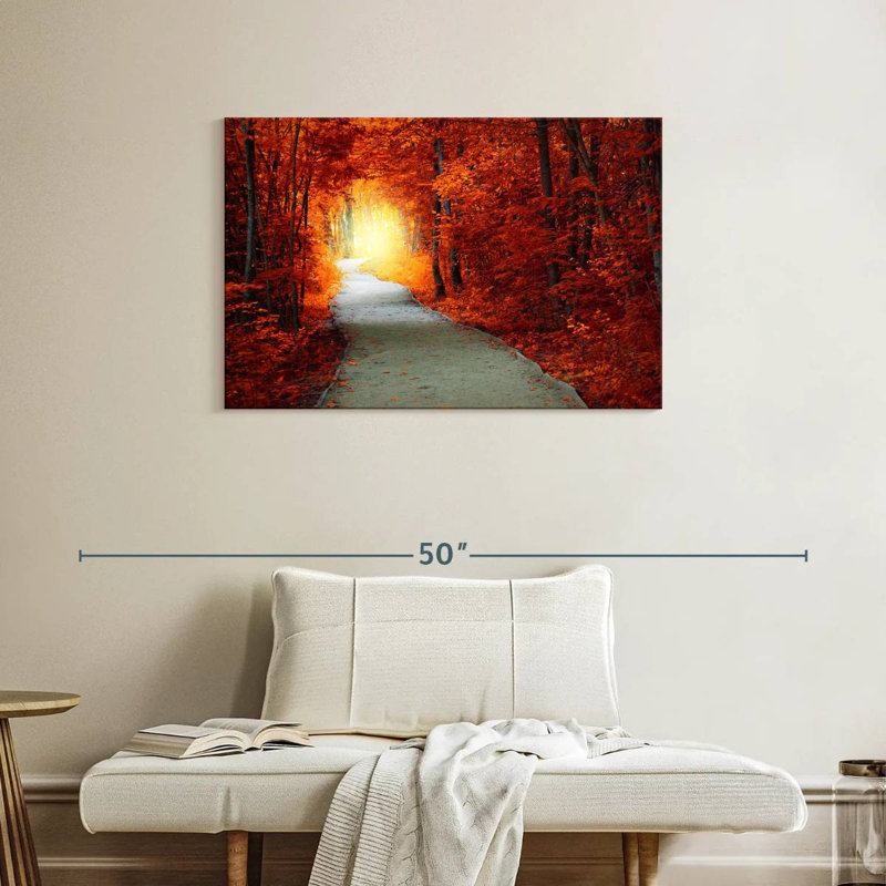 Alvord Maple Forest Path, 24" H x 36" W