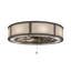 Smythe Craftsman Downrod Flush Mount Ceiling Fan