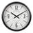 16" Black Industrial Quartz Clock