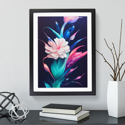 XV1022-4528X The Exotic Flowers - Single Picture Frame Painting