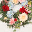 Couronne florale 24 "de fleurs d'hortensia vert Eucalyptus Dahlia