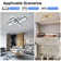  90Cm 3-Light Dimmable LED Flush Ceiling Light With Remote