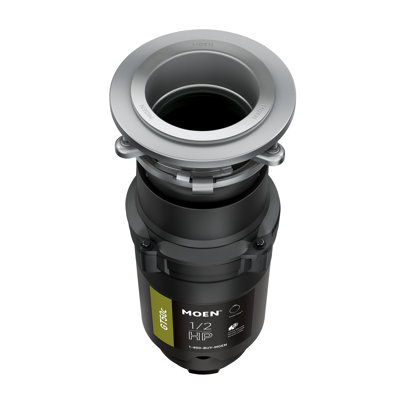 Prep Series 1/2 Horsepower Continuous Feed Garbage Disposal Featuring Fast Track Technology, Power Cord Included