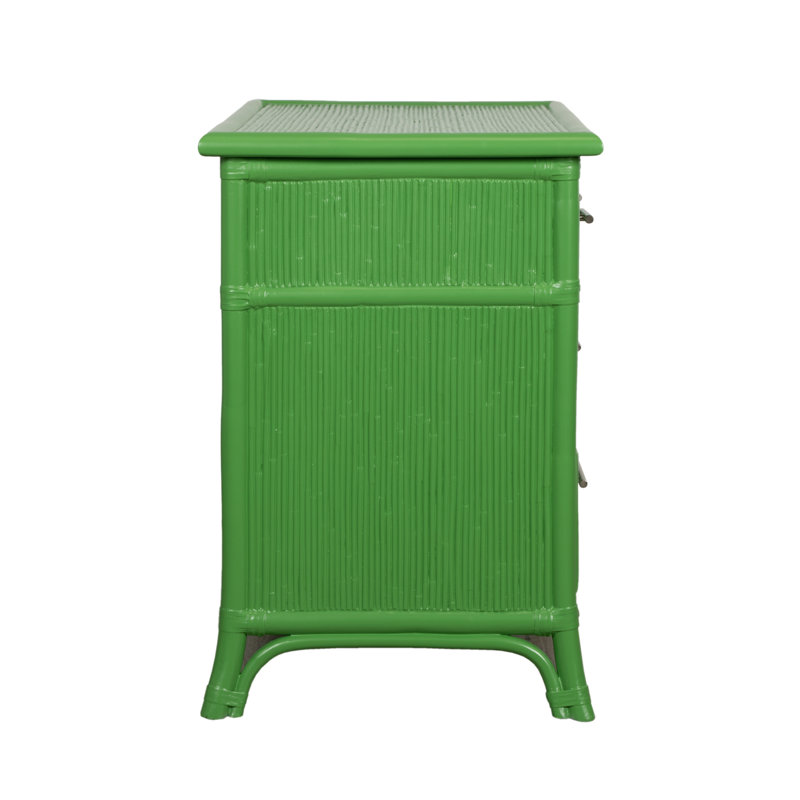 4 - Drawer Nightstand, Bright Green
