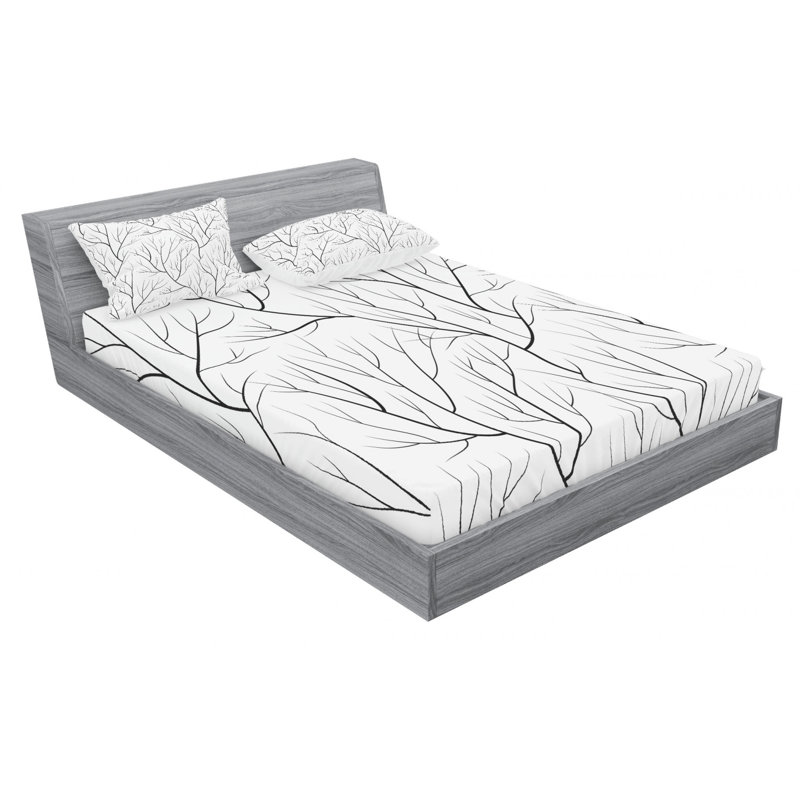Microfiber Sheet Set, Full Sheet Set with Fitted Sheet