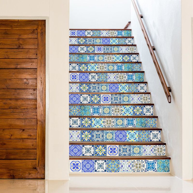 38.1cm W x 38.1cm L PVC Peel and Stick Mosaic Tile