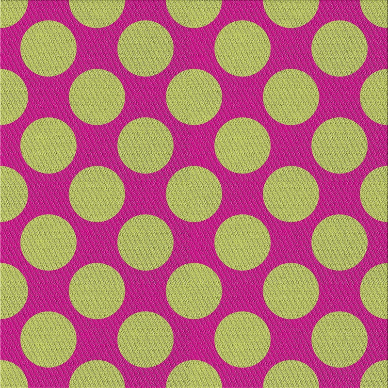Tapis géométrique rose / beige, Carré 4 pi